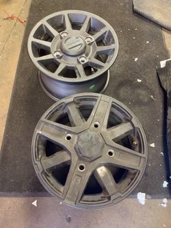 Polaris RZR stock Rear wheels