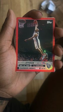Deck of topps sports cards
