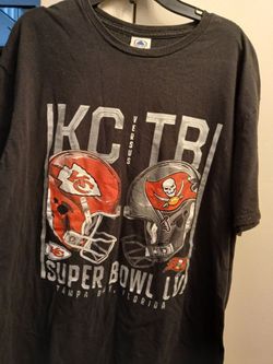 Super Bowl LV KC vs TB T-Shirt size XL