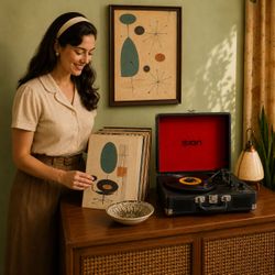 ION Vinyl Motion Portable Suitcase Turntable