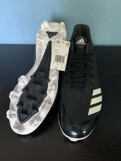 Adidas Icon 4 MD Men's Size 13 Black White Baseball Cleats CG5258 New