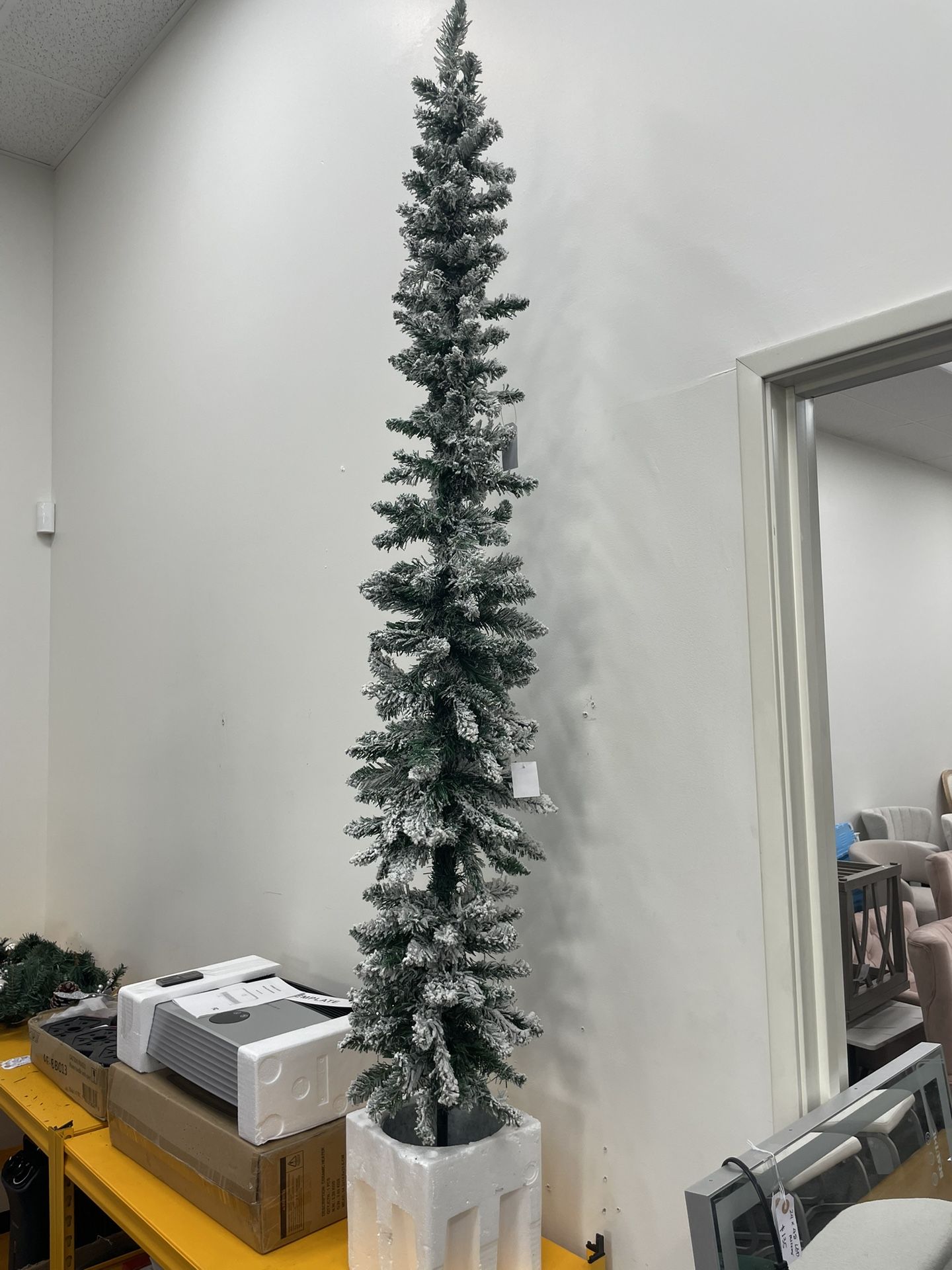 New 6.5 Ft Skinny Christmas Tree