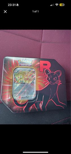 Pokemon Team Rocket Tin Box Persian Ex SEALED