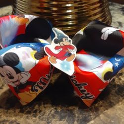 Mickey Mouse Little Girls Hair Bows