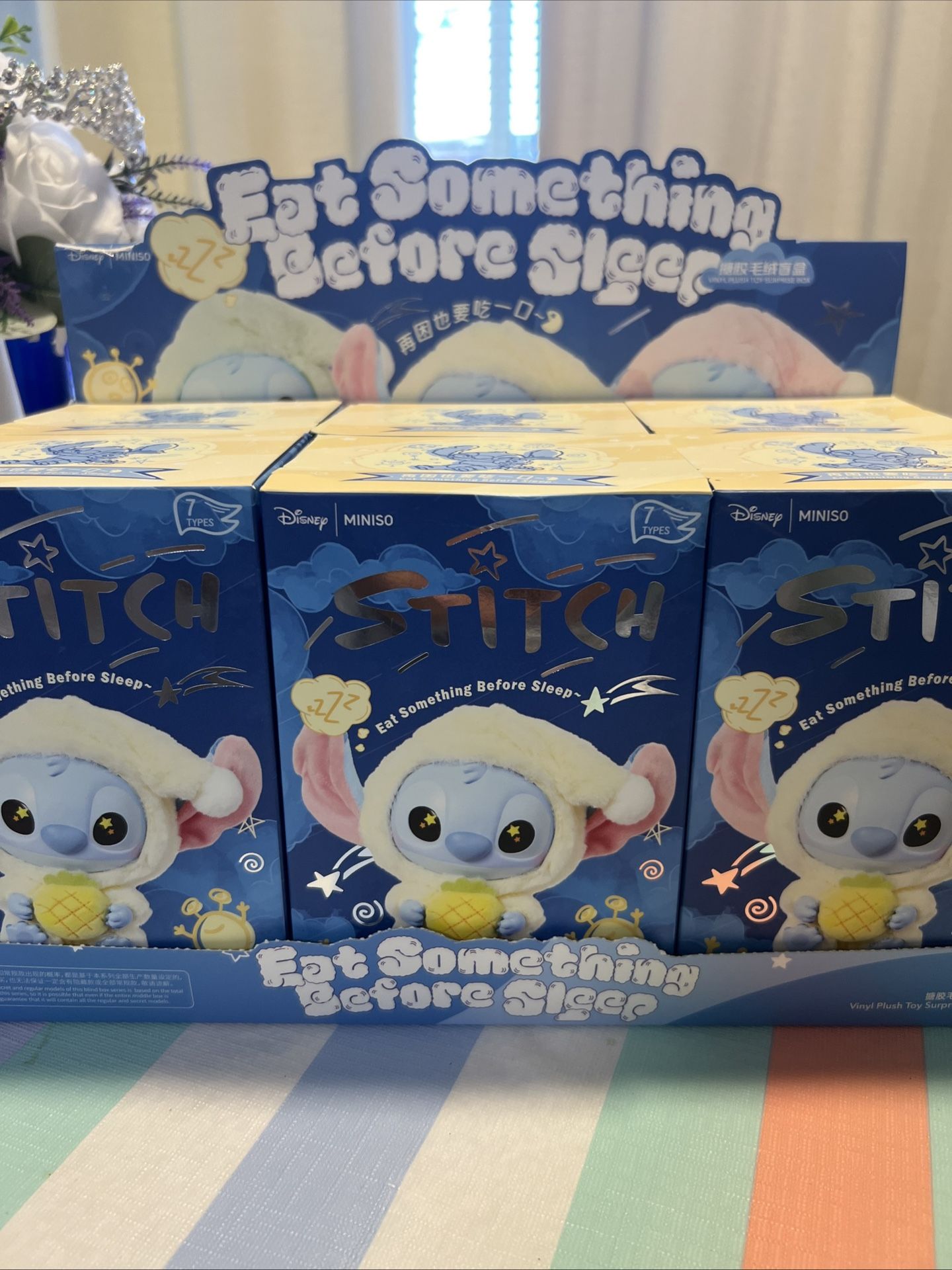Miniso Stitch Eat Something Before Sleep