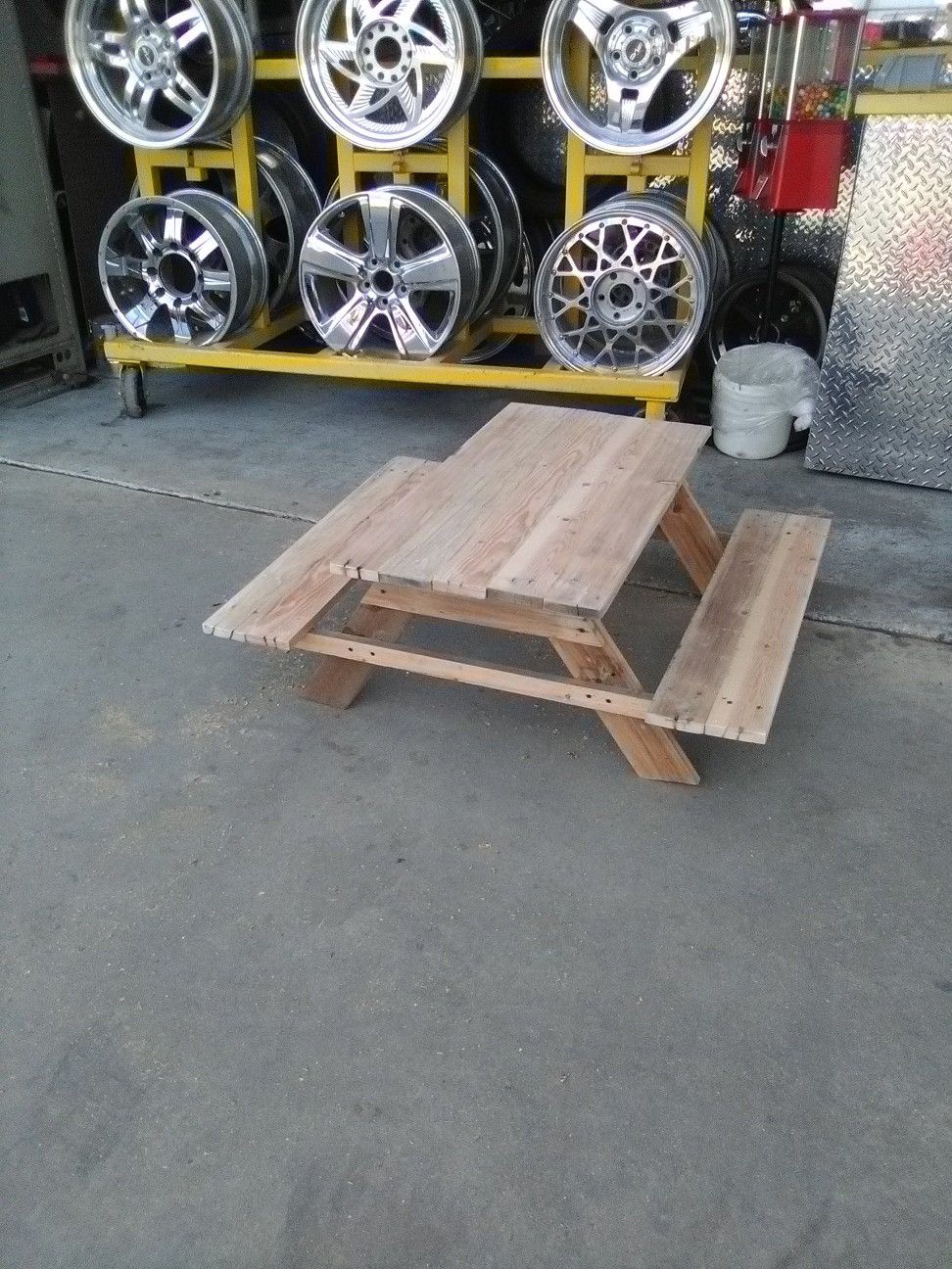 Toddlers picnic table