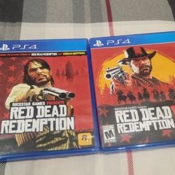 PLAYSTATION 4 RED DEAD REDEMPTION 1 AND 2 