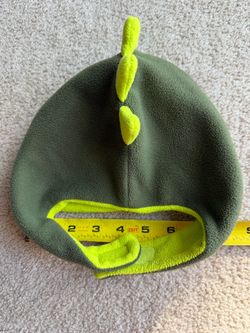 Dinosaur winter fleece beanie hat
