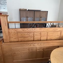 King Bed  SOLID Oak