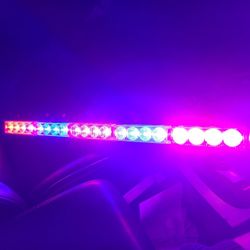 Strobe Light Bar, Blue Red