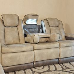 Living Room Power Recliner Set