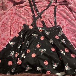 Hot Topic Skirt With Straps 