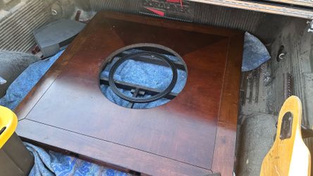 Wooden high seated table