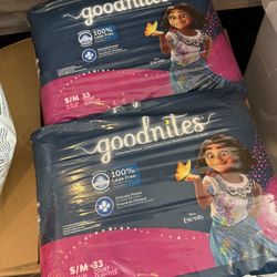 Goodnights Overnight Underwear Size S/M (the 43-68 Lbs)