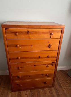 Beautiful wooden dresser.