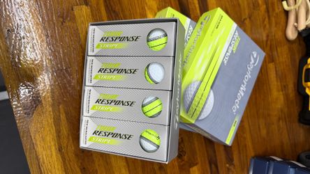 NEW Taylormade Tour Response Stripe Golf Balls