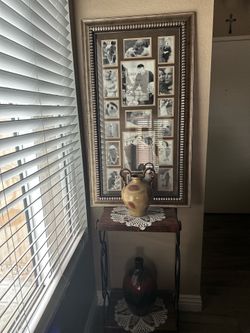 Frame with table and Decor for sale
