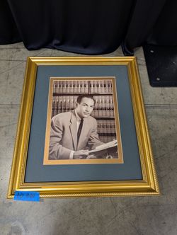 Vintage Gold Beveled Framed Photograph