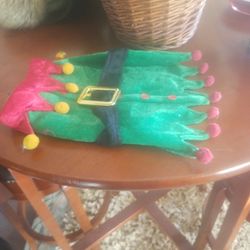 Dogs Elf Costume For Christmas