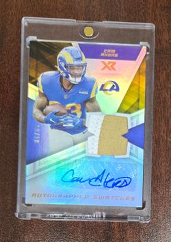 RAMS CAM AKERS FOOTBALL ROOKIE CARD