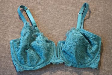Auden Teal Lace Underwire Bra
