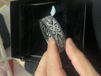 Sapphire And White Gold Bracelet