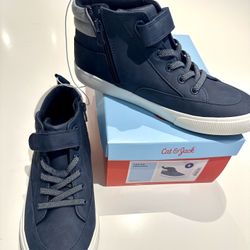 Kids' Harlen Mid Top Sneakers - Cat & Jack™ Navy Blue 6