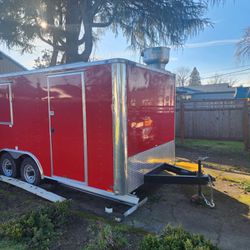 Travel Trailer Style Food Cart
