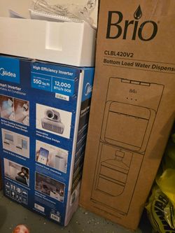Danby Portable Airconditioner, Frigidaire Bottom Load Water Dispenser & Frigidaire over the range oven. Free for parts or to fix, take all.