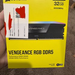 Open Box - CORSAIR - Vengeance RGB 32GB (2x16GB) DDR5 6000MHz C36