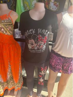 Mickey and mini shirt and pants