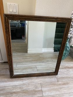 Italian glass mirror