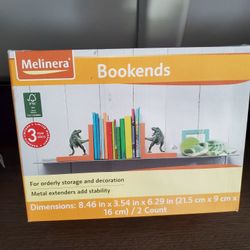Melinera 🦕 Dinosaur Book Ends, New