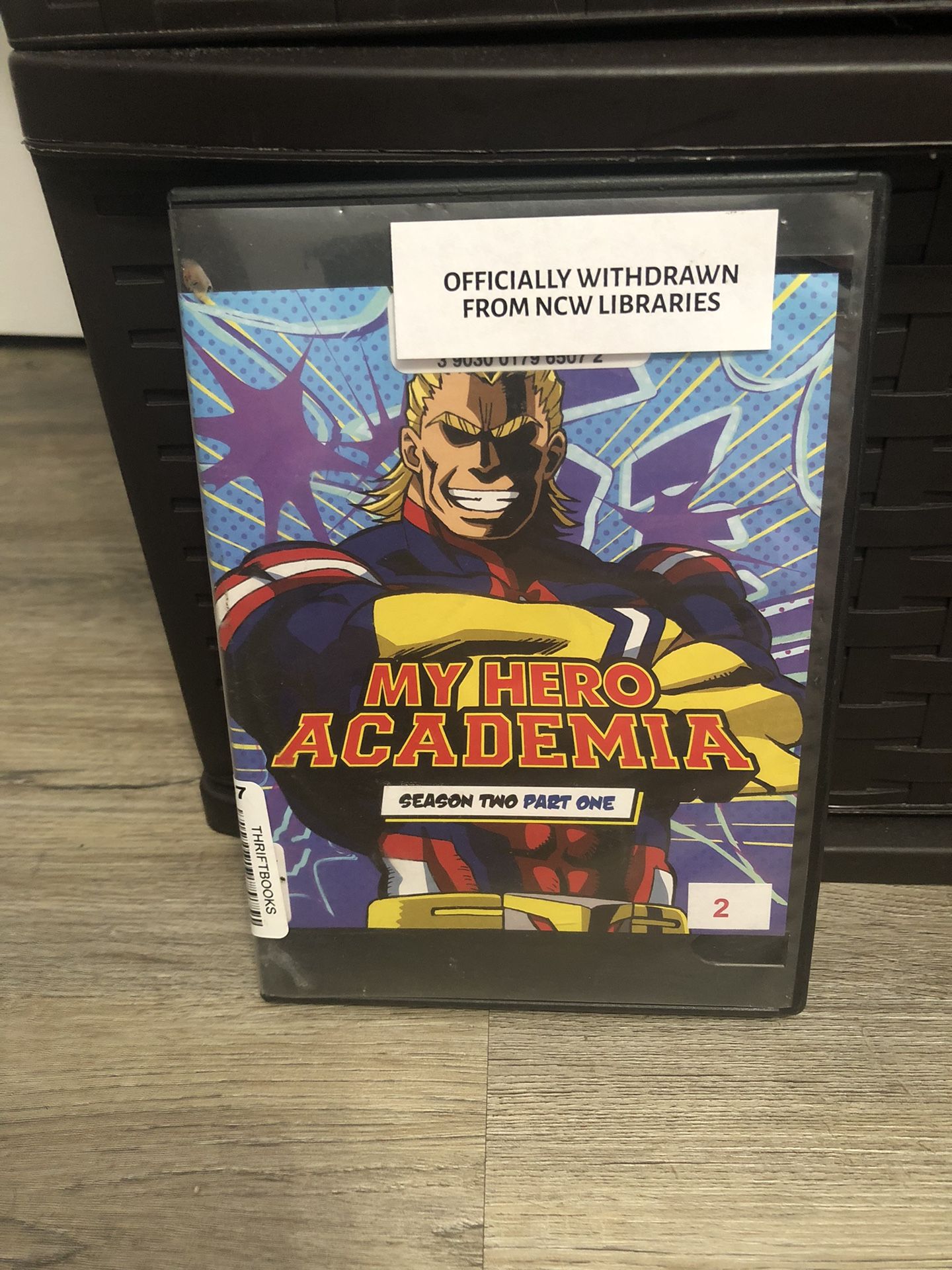 My Hero Academia Season 2 Part 1 DVD, Library Copy