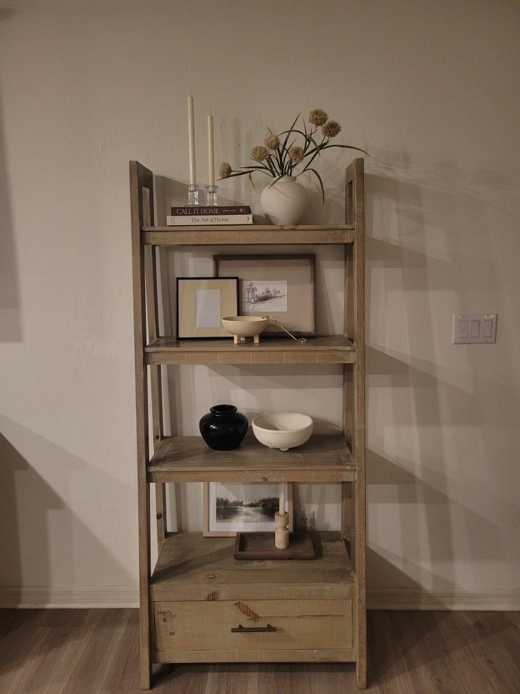 Solid Wood Open Shelve