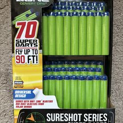 Dart Zone Super Darts, 70 Count NEW