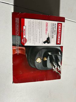 NEW Craftsman Heavy Duty 230/150W Soldering Gun Kit – 954046