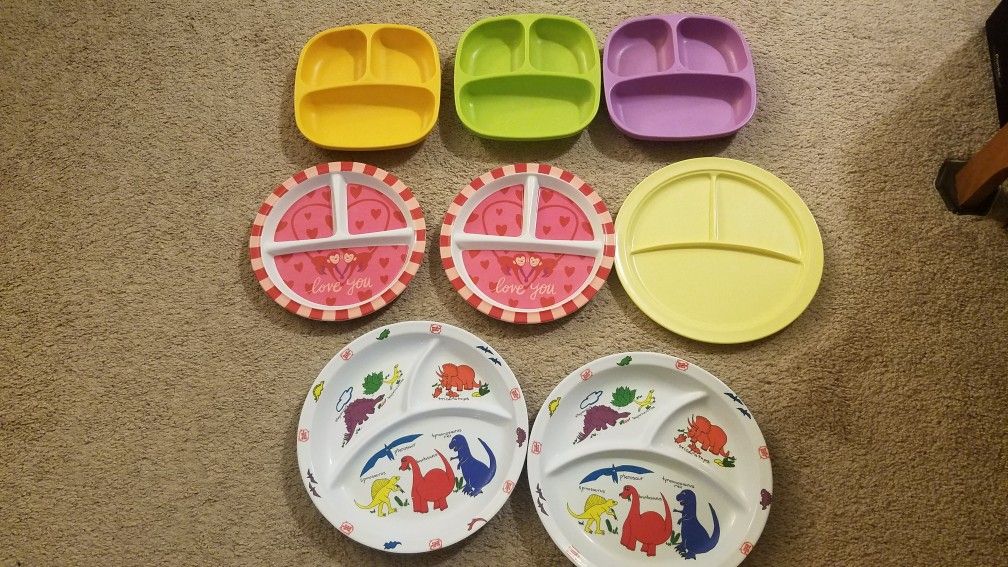 Kids divided plates