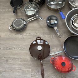 I Sorted Kitchen Pots, Pans, Cutting Boards, And Kitchenaid Attachments
