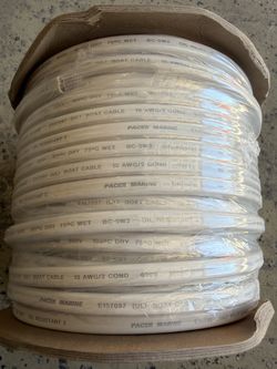 Pacer Marine 10/2 Flat Duplex Tinned Boat Wire 600V - 3 x 250 ft spools