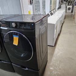 Blow Out Sale Warehouse Full Of Nice Like Brand New Washer Dryer Fridge Stove Oven Stackable Free Warranty Free Financing Available 90day TO Pay 