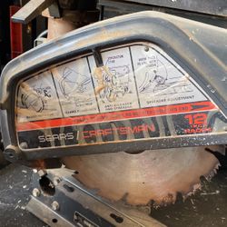 Craftsman 12” Radial Saw Make Offer