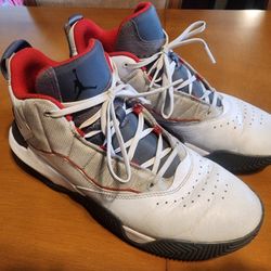 Jordan Stay Loyal Red and White