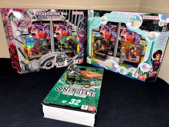 One Piece illustration box #7 & #8 Zorro starter deck box