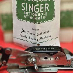 SINGER BUTTONHOLE ATTACHMENT $30