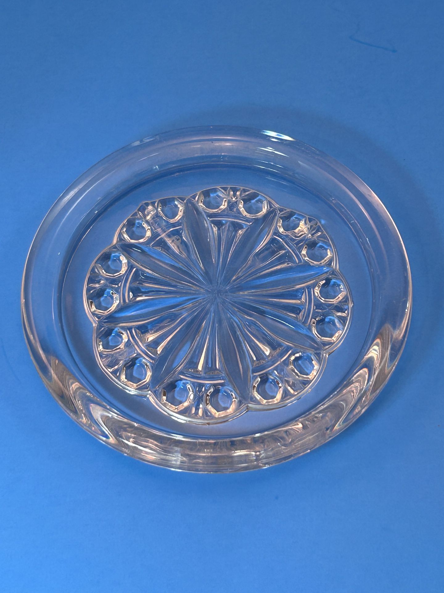 Baccarat Crystal Rosace Wine Bottle Coaster