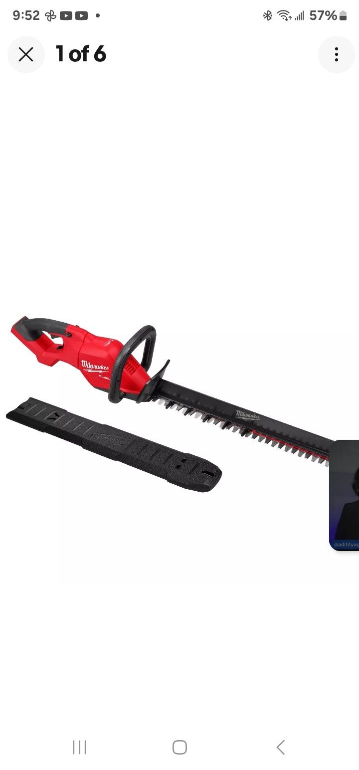 Milwaukee 3033-20 M18 FUEL 18V 24" Cordless Lithium-Ion Hedge Trimmer -Bare Tool, With Warranty, New, FIRM