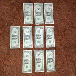 1988  off centered 1 dollar bills.