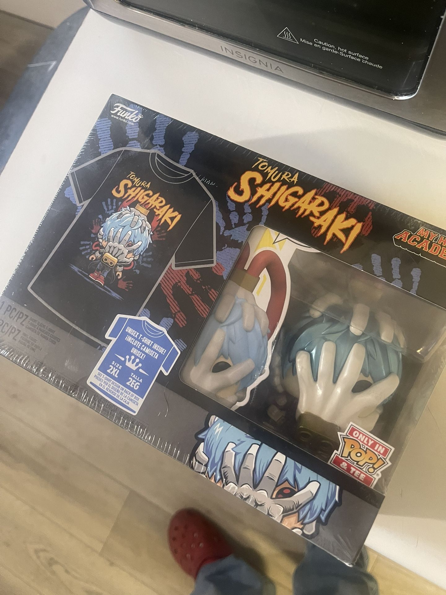 Funko Pop My Hero Academia Tomura Shigaraki Metallic Vinyl Figure & T-Shirt 2XL