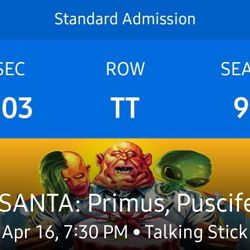 *LAST CALL* - 1 Sessanta Ticket - 200 Level, Center Stage
